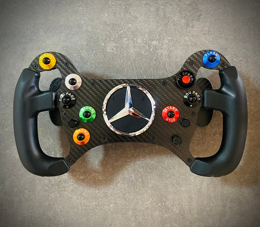Building AMG GTR3 replica sim racing wheel