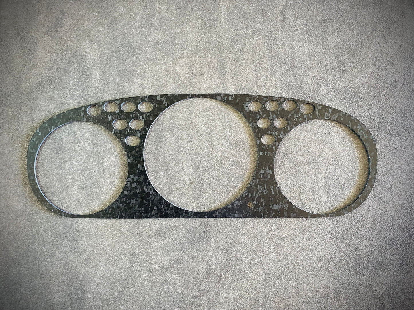 Real Forged Carbon Fiber Gauge Cluster Bezel Skin for Honda Civic 6th gen 96-00