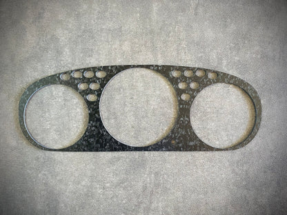 Real Forged Carbon Fiber Gauge Cluster Bezel Skin for Honda Civic 6th gen 96-00