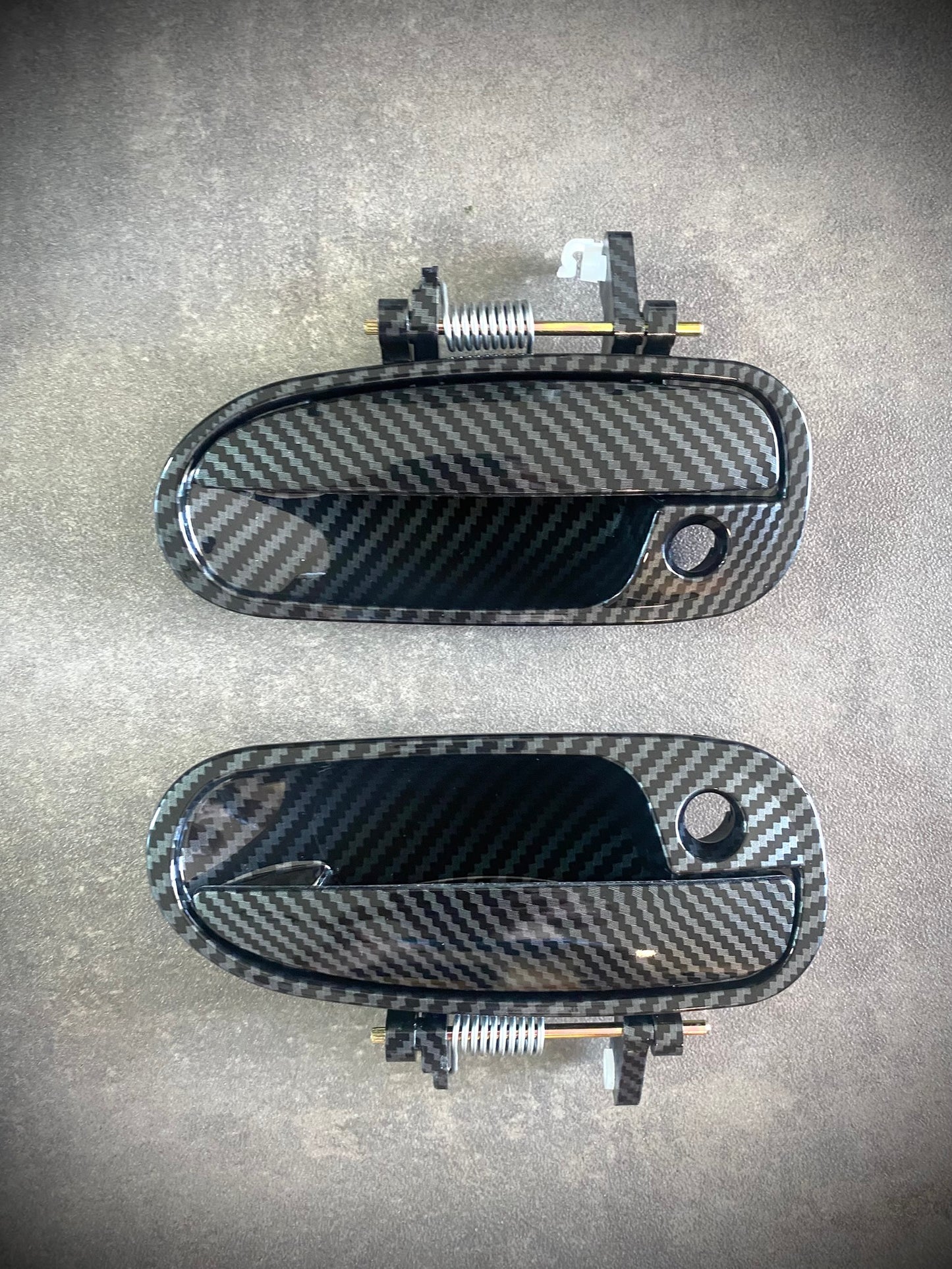 Hydro Dipped carbon fiber door handles for Honda Civic EK 6th gen 96-00