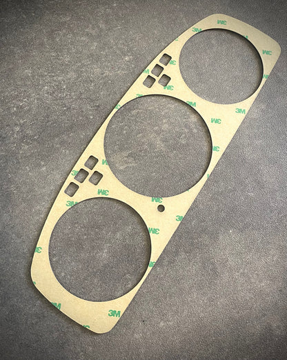 Real Honeycomb Carbon Fiber Gauge Cluster Bezel Skin for Honda Civic 5th gen 92-95
