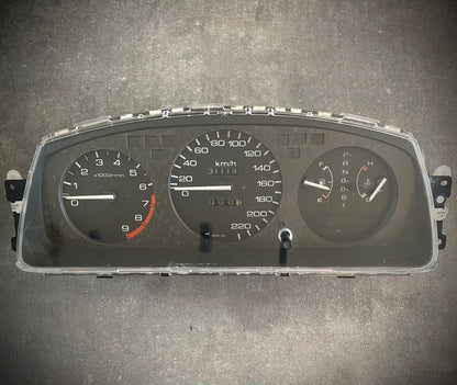 Real Forged Carbon Fiber Gauge Cluster Bezel Skin for Honda Civic 5th gen 92-95