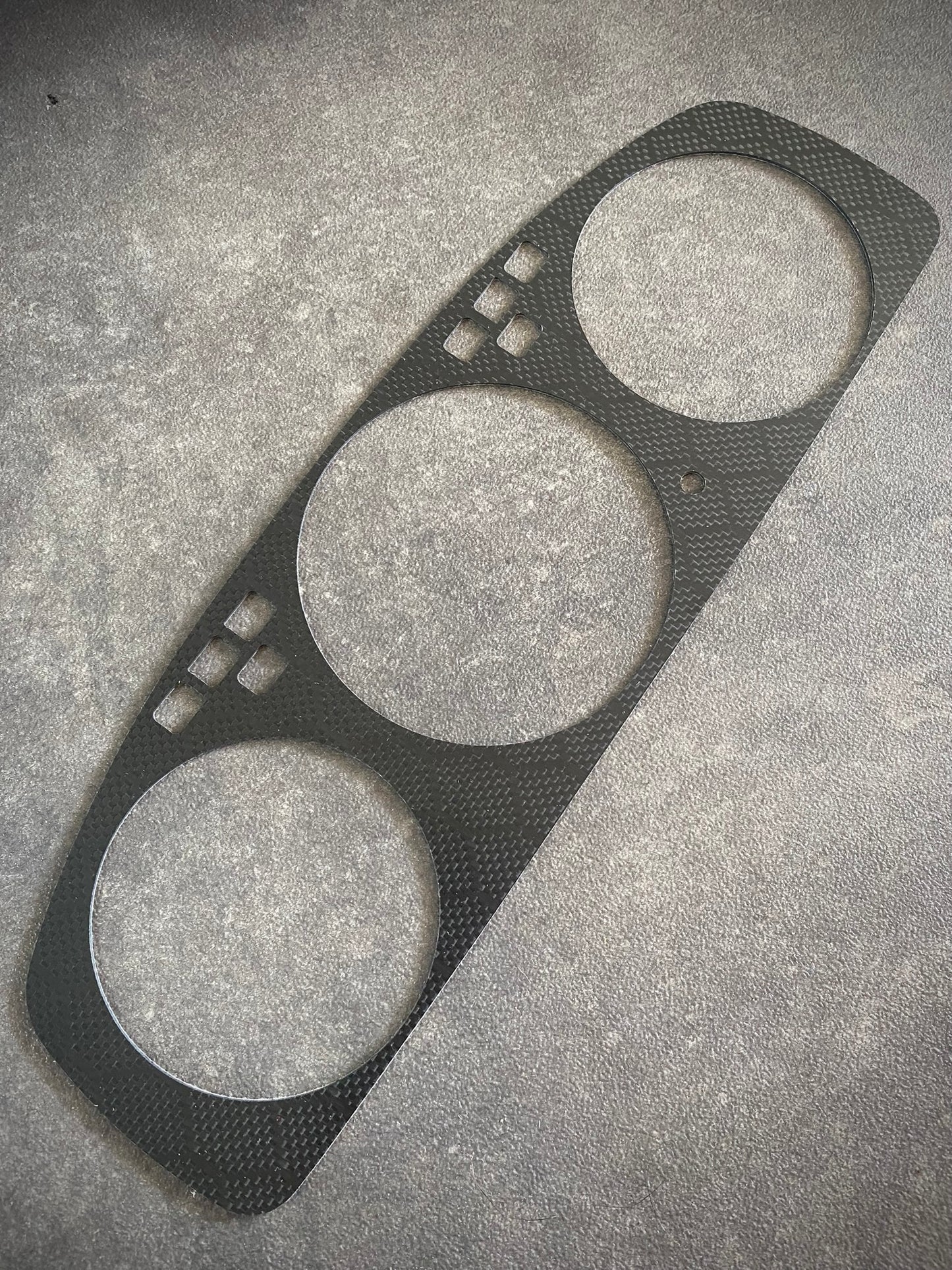 Real Honeycomb Carbon Fiber Gauge Cluster Bezel Skin for Honda Civic 5th gen 92-95