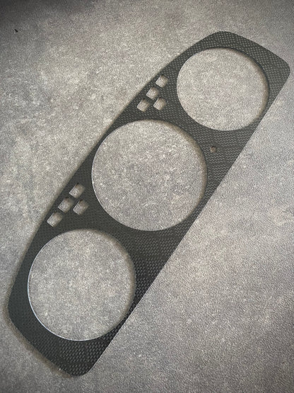 Real Honeycomb Carbon Fiber Gauge Cluster Bezel Skin for Honda Civic 5th gen 92-95